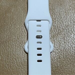 White Black Silicone Watch Band for Apple Watch Series 3 ; 42mm
